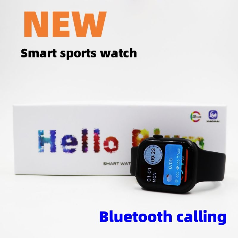 New smart sports watch, business model, unisex, electronic watch, timing and step counting, Bluetooth calling 2.01 inch main control color screen