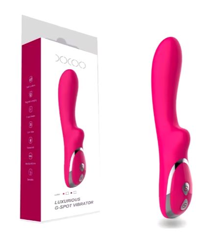 Powerful USB rechargeable 10-frequency silicone G spot vibrator for female masturbation