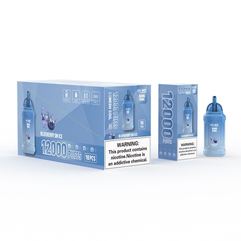 Randm Tornado Hot Selling ELF BOX BK 12000 PUFFS Elf Box 14000puffs with 10 Flavors 25ml Liquid Ecig Disposable Vape Pen