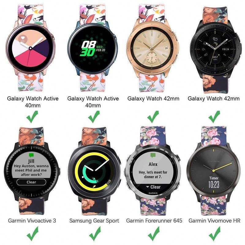 Universal Smartwatch Straps Silicone/Metal/Nylon for 38mm-49mm!"