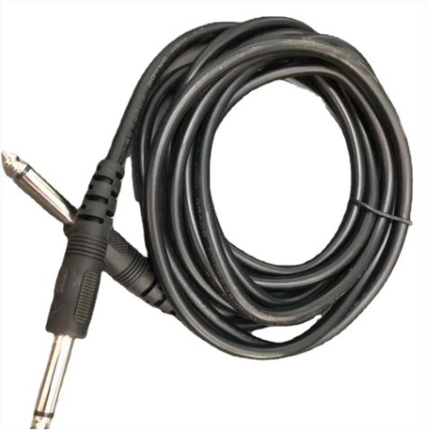 Custom 6.35 mono male-to-male noise reduction large two-core
