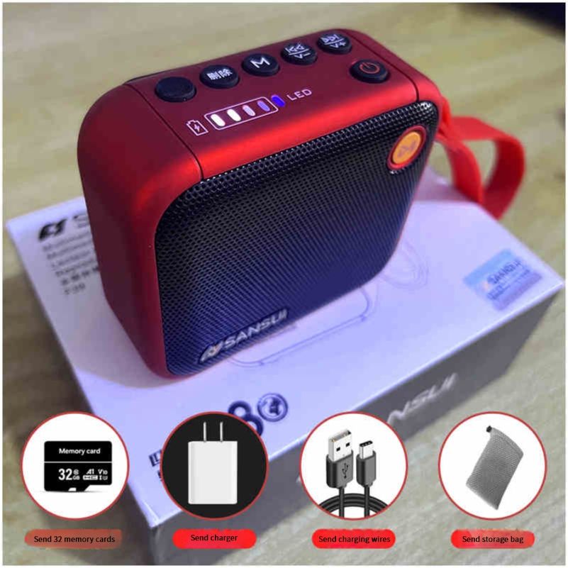 new compact and portable outdoor waterproof card slot radio with high volume