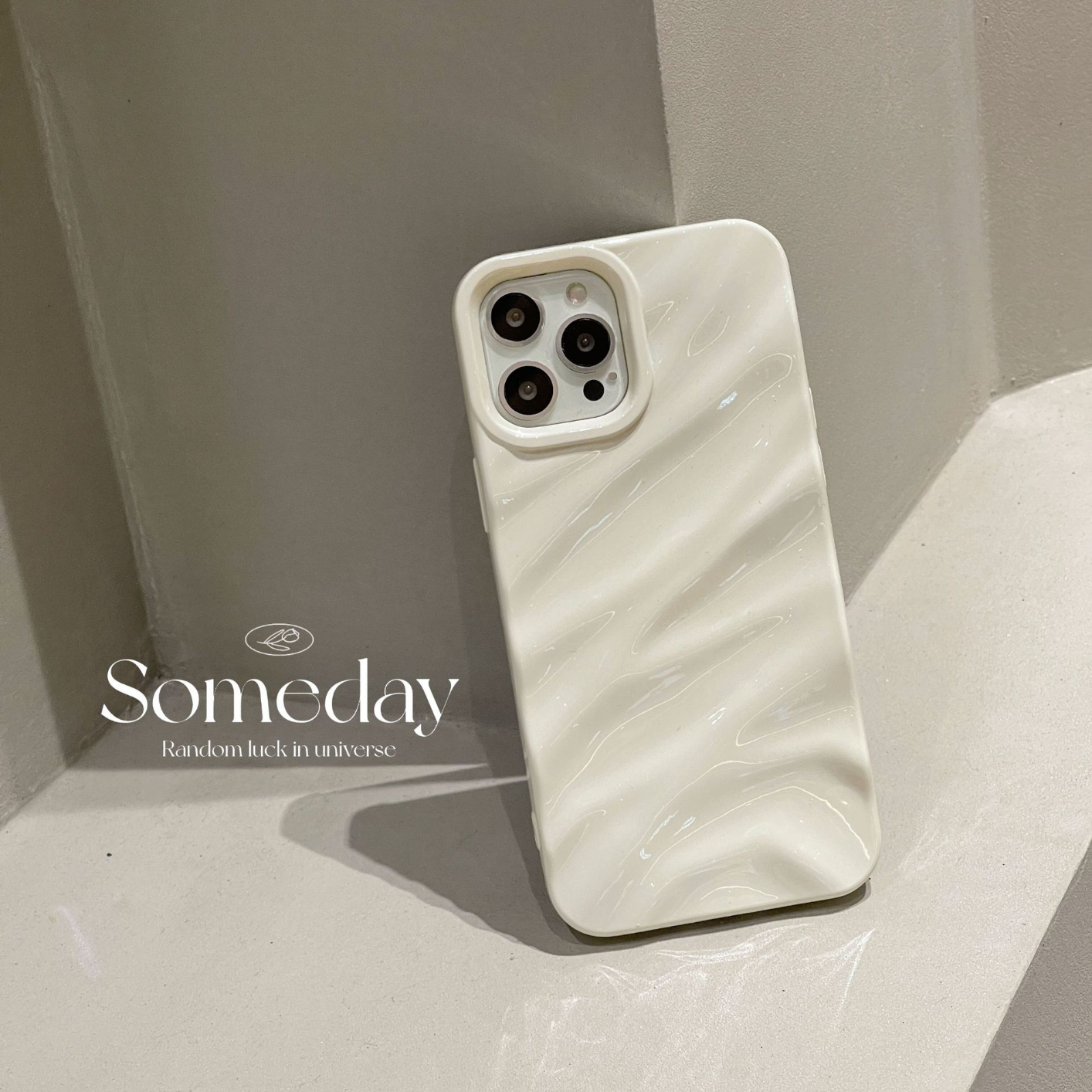 2022116 ins Simple Cream White Soft Silicone Mobile Phone Case for iPhone 14 Pro Max/12/13 Suitable for Apple 11 Series Phone Cover