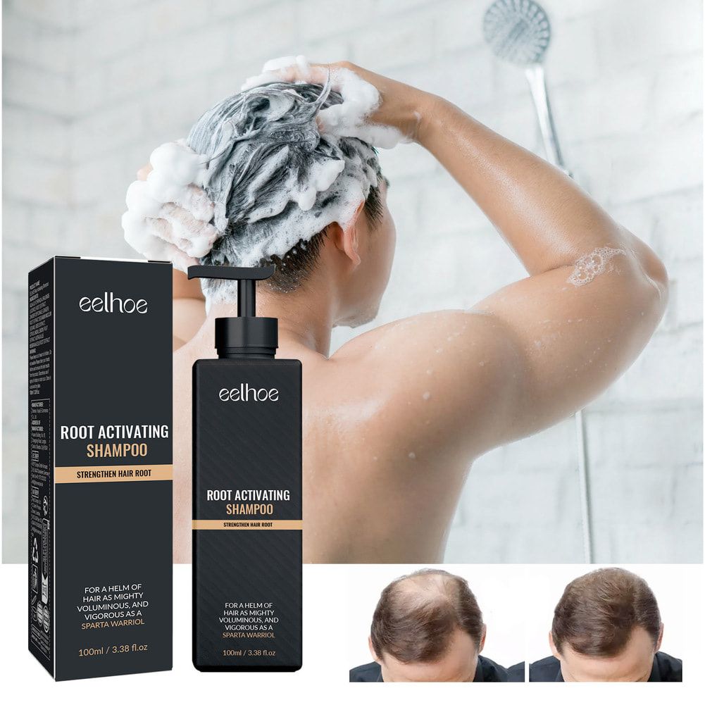 EELHOE Spartan Hair Care Shampoo for Hair Healthy Nourish and Repair Damaged Hair Works on Thinning Area Anti-hair Loss Hair Care Serum