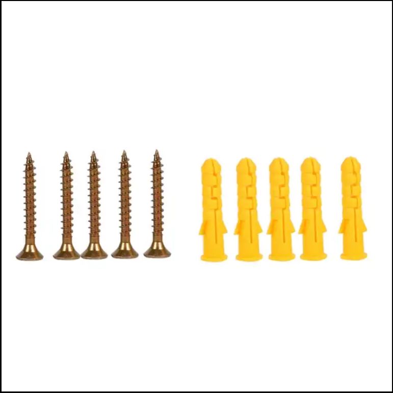 Fasteners Fish shape Plastic Expansion/Small Yellow Fish Plastic Expansion Anchor Wall Plug