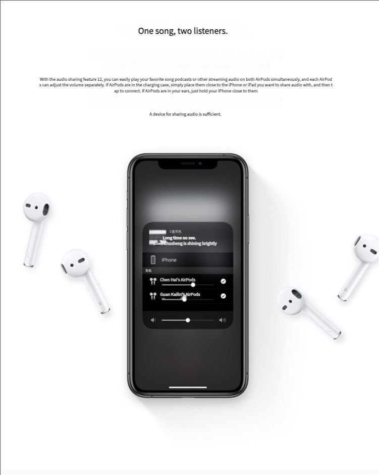 Apple AirPods (2nd Generation) Wireless Earbuds with USB-C Charging, Up to 2x Active Noise Cancelling Bluetooth Headphones, Transparency Mode, Adaptive Audio, Personalized Spatial Audio (Used)