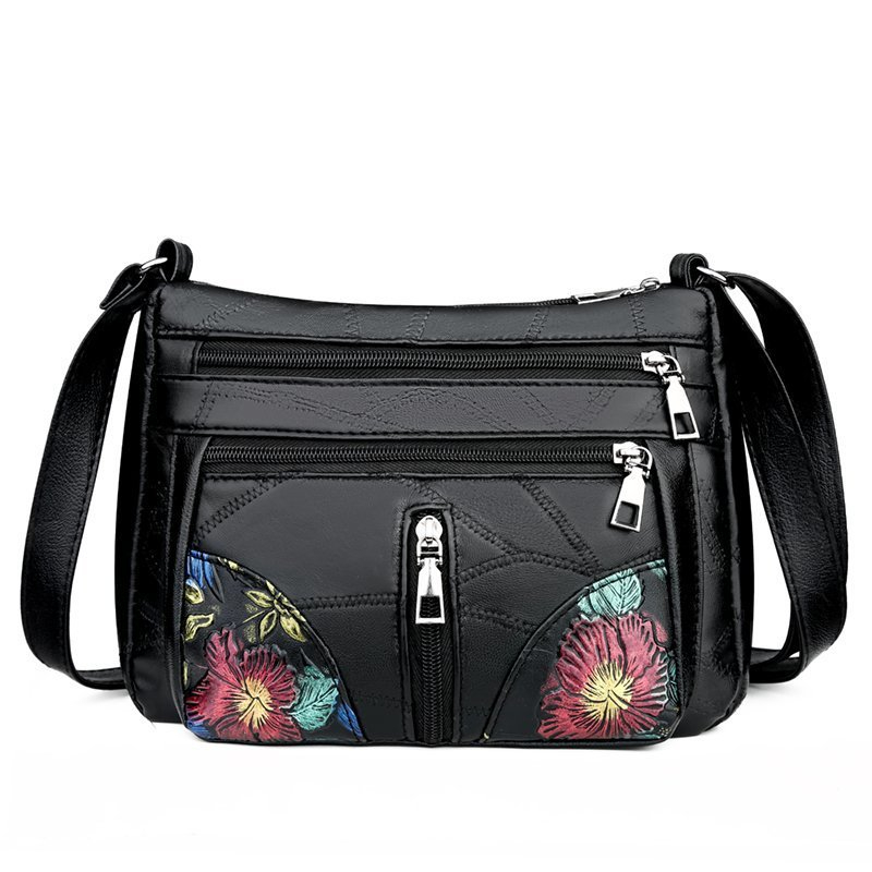 Women's Bag New Korean Soft Leather Large Capacity One Shoulder Messenger Bag Buy Vegetable Bag
