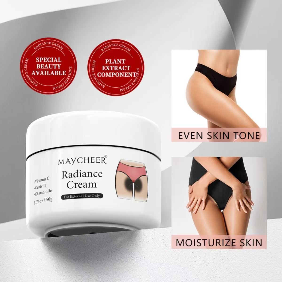 MAYCHEER Melatonin Cream Whitening and Moisturizing for Armpits, Arms, Knees, and Dry Skin