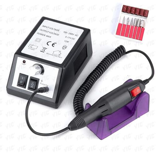 VIC Professional Manicure Drill Machine Set Electric Nail Drill Machine Nail Sander

