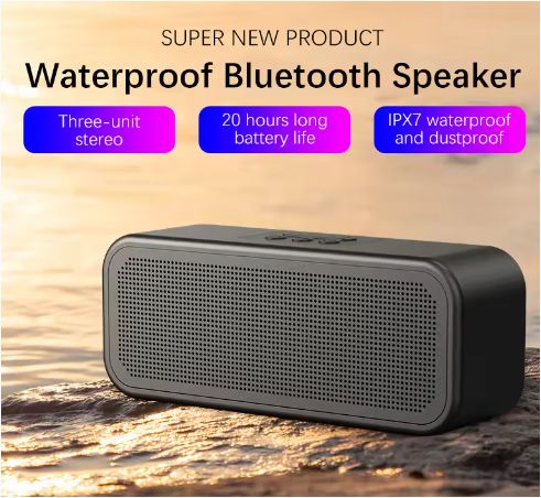 F13 waterproof Bluetooth speaker IP67 cross-border wireless plug card dual speakers subwoofer new sound private mold spot
