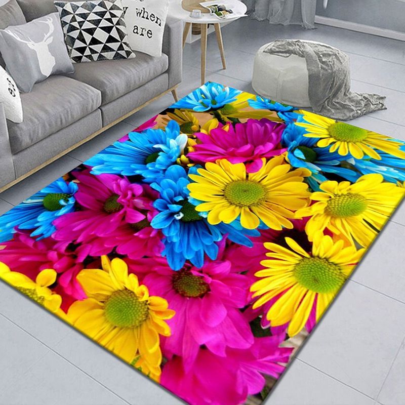 3D printed crystal velvet carpet,dirt resistant, dust proof, sofa blanket, non slip, easy to clean, decorative, floor mat