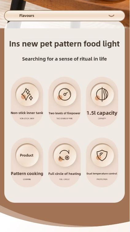 DISI multifunctional electric cooking pot with steamer, two levels of firepower,portable cookware,stew,boil,saute,fry,steam,1.5L