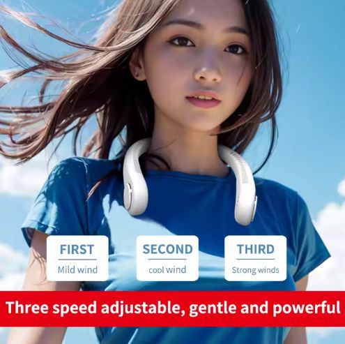 Ventilator Hanging Neck Cooling Neck Fan the Best-selling Mini Portable Wearable Outdoor Gift Small Fans