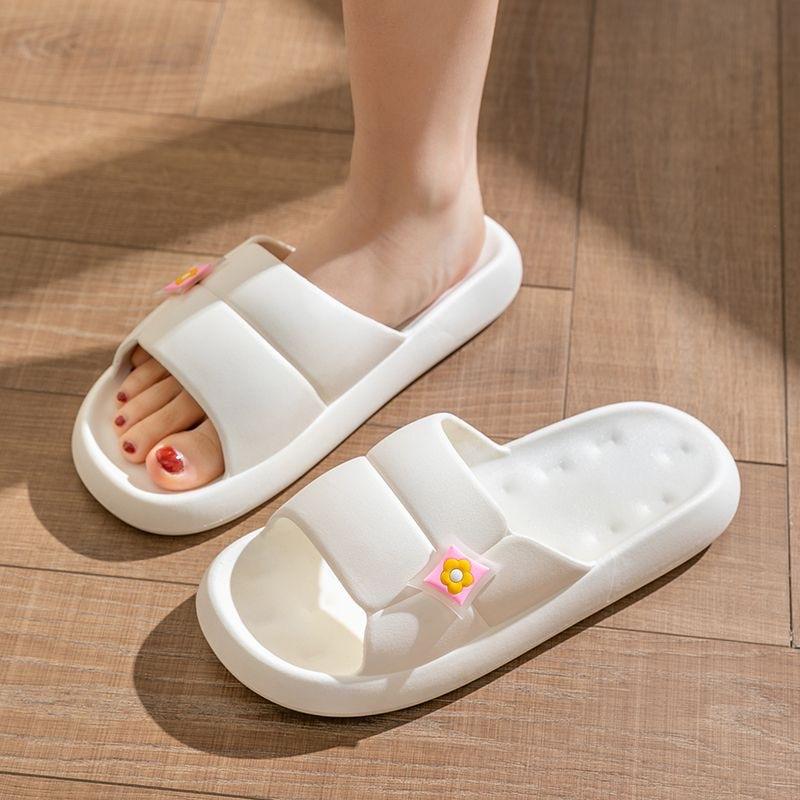 3207 Summer Women Indoor Slippers Couples Floor Flat Shoes Indoor Eva Flip Flops Female Non-slip Bathroom Home Slippers