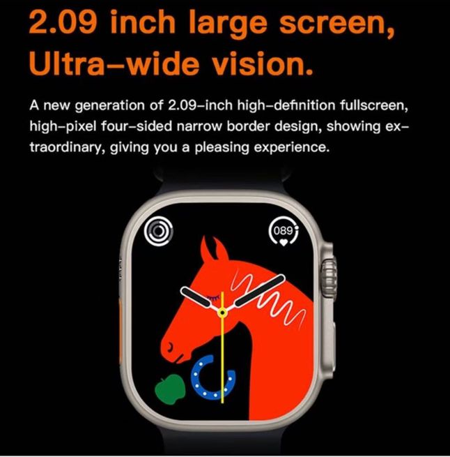 Series 10 Ultra 2 7+1 Set Smartwatch with a 2.19-inch Infinite Display. It supports Bluetooth calling and music playback, and also has functions such as heart rate and blood oxygen detection, as well as sports data detection. It is a multi-functional smartwatch.
