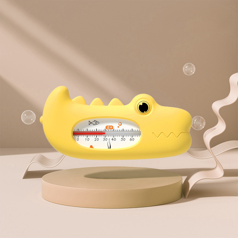 131-1 Baby Bath Thermometer For Newborn Small Crocodile Water Temperature Meter Bath Baby Bath Toys Thermometer Bath Safety Non-Toxic