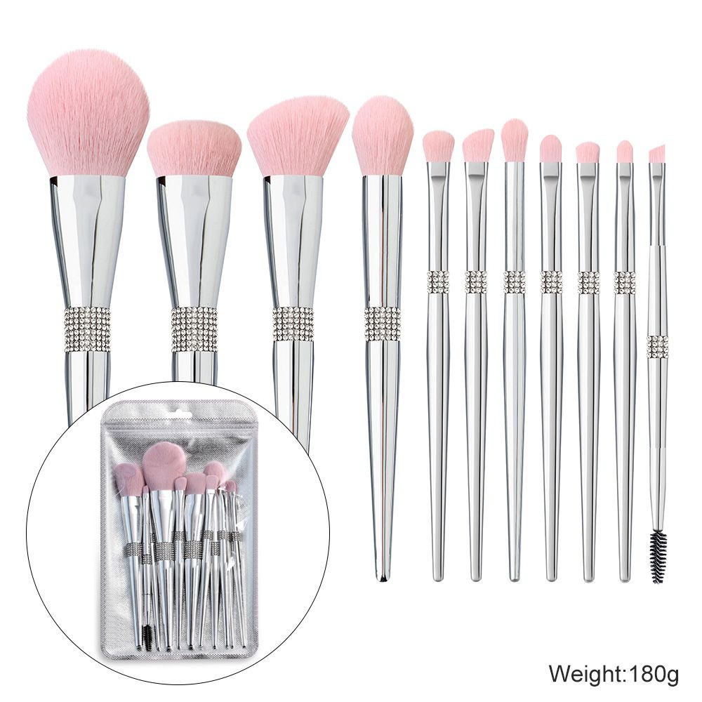 Eleven high-end makeup brushes with drill soft hair eye shadow brush foundation make-up beauty tools