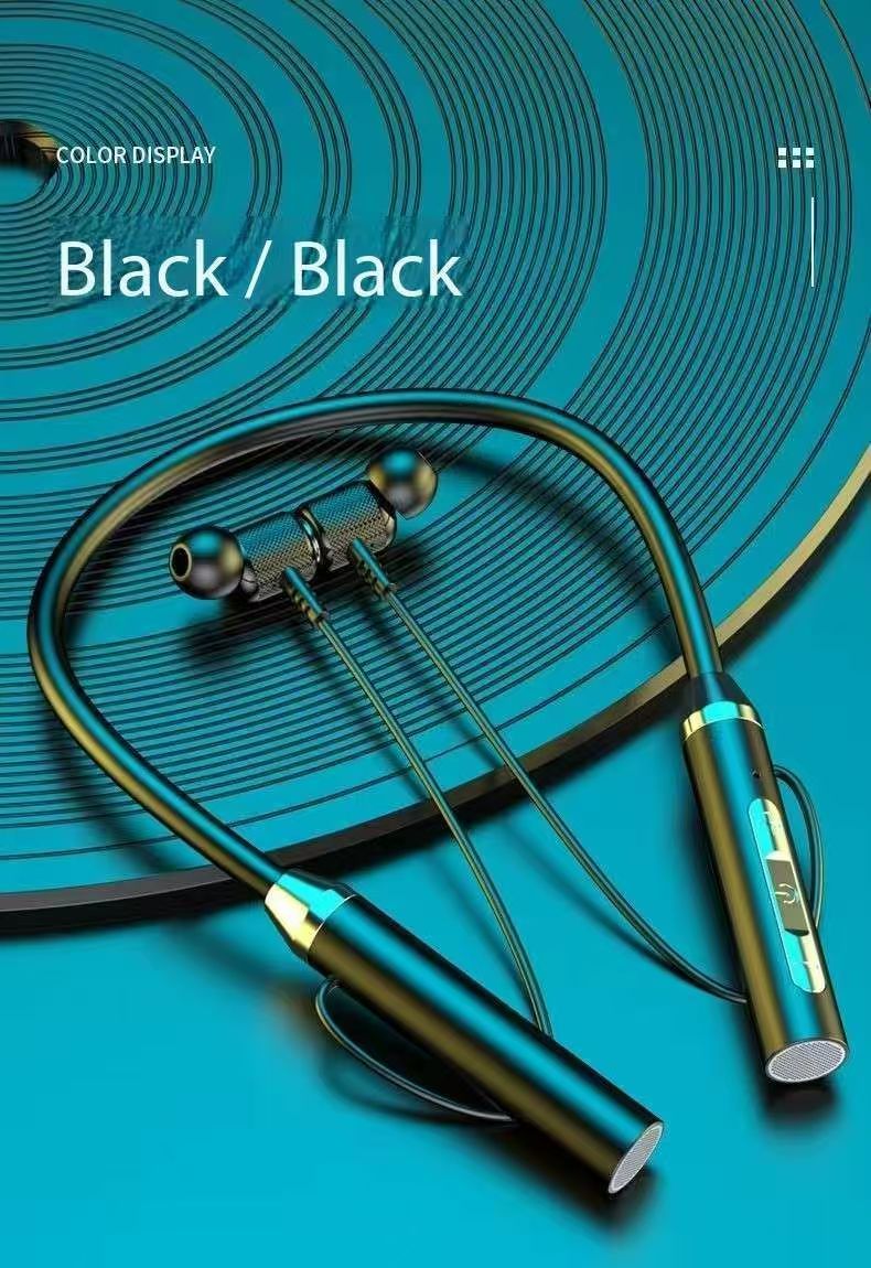 Wireless Bluetooth earphones for sports neck style listening, ultra long battery life for sports, Apple OPPO, Huawei vivo, Android universal