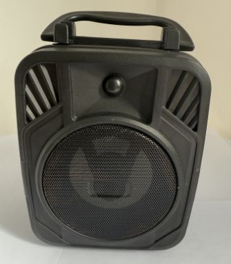 Portable Bluetooth Speaker, Rechargeable，Wireless Speaker with FM Radio,TF Card,USB Port,AUX Input and Flashing Light for Indoor and Outdoor