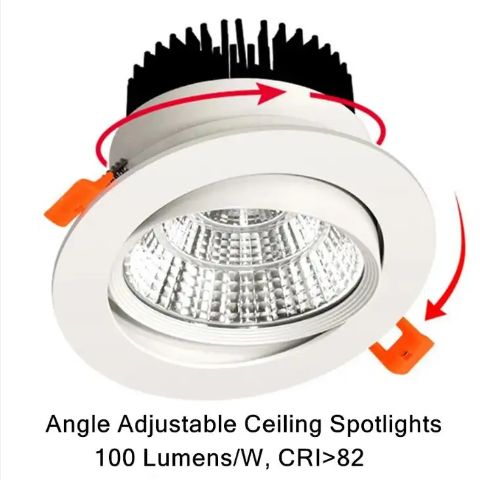 Led downlight COB Ceiling Spot Light 5W 7W 8W 12W 85-265V ceiling recessed Lights Indoor Lighting