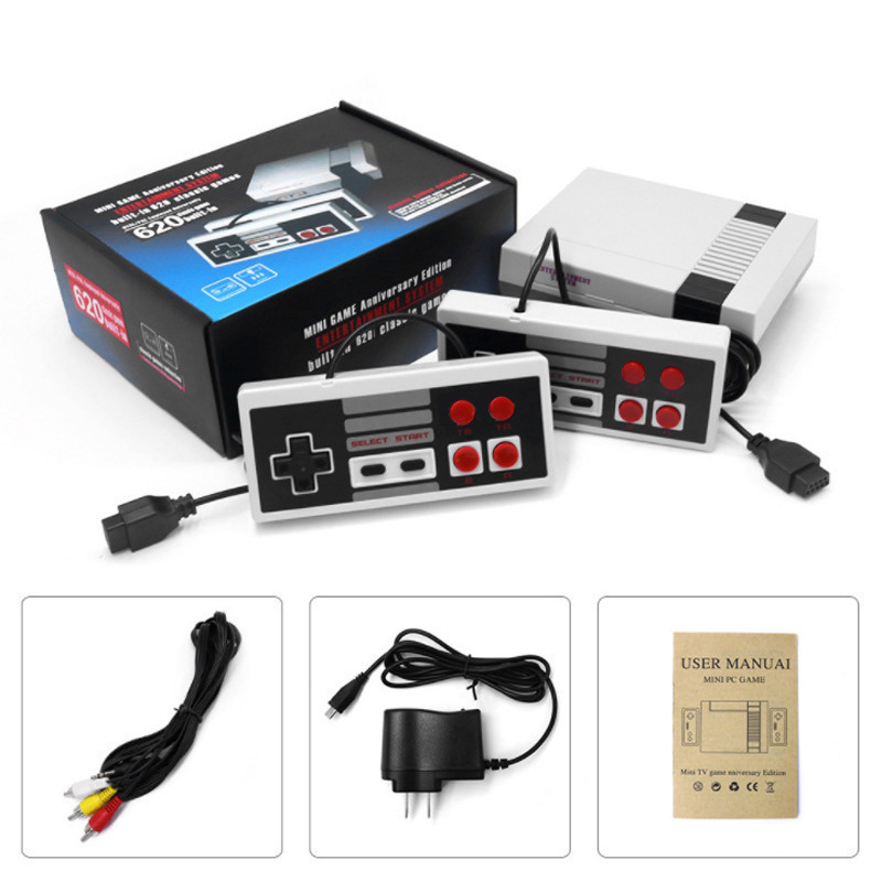 620 Retro Game Console AV Output Mini Console Built-in Hundreds of Classic Video Games System