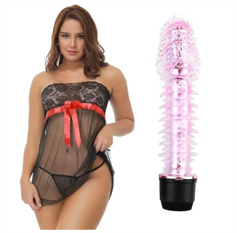 Dildo,Penis,Dragon Whisker Stick Crystal Prickly Single Vibrator, Female Masturbation AV Massager, Simulation Penis Adult Product,Adult Toy.