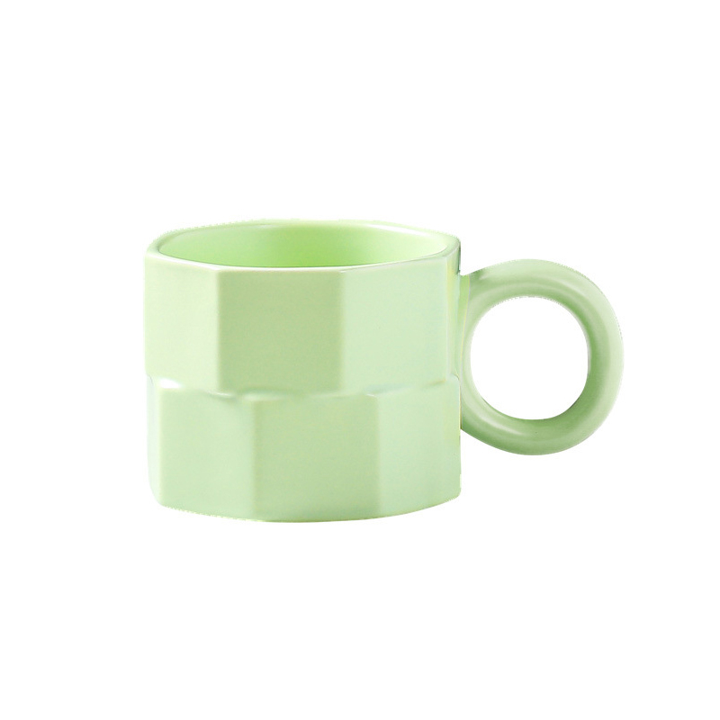 YH2022-BT3 Porcelain Specialty Coffee Drinks Hot Chocolate Mugs with Handle Creative Mug Tea Cup  
