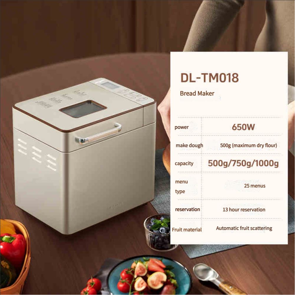 Donlim DL-TM018 bread machine household fully automatic small dough steamed bread machine breakfast machine