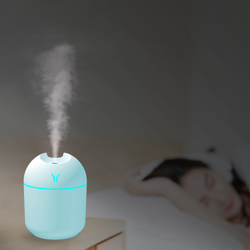 Portable Air Humidifier Car Air Freshener Usb Aroma Diffuser for Essential Oil Ultrasonic Mist Maker with Colorful Lamp