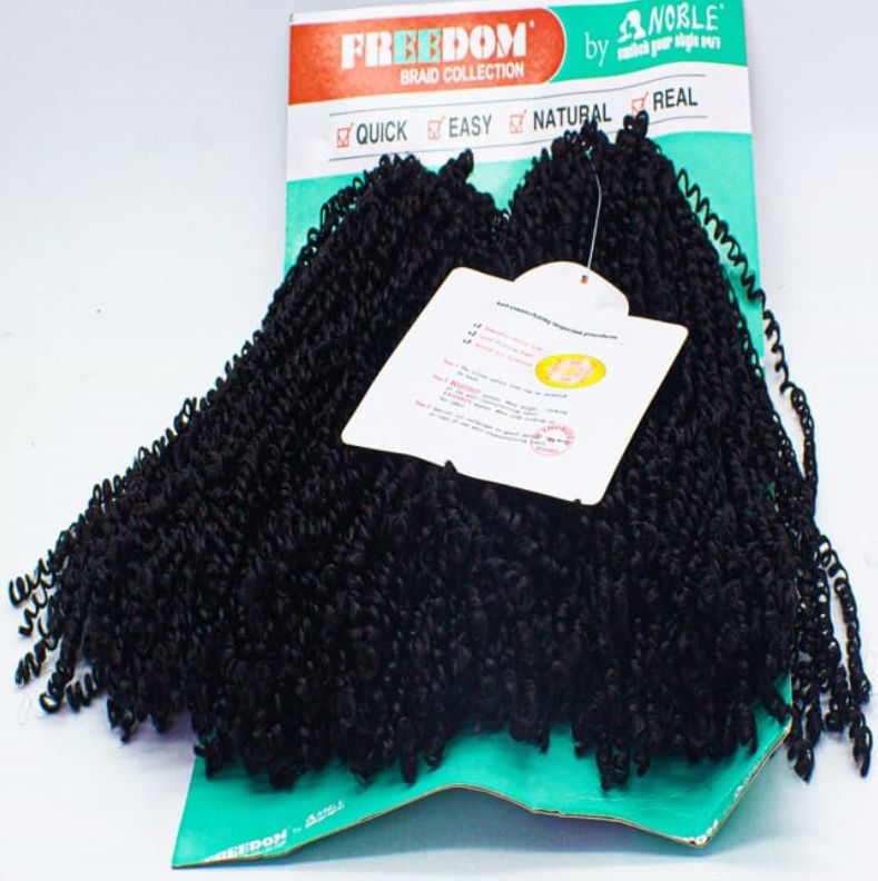 10'' 2PCS FREEDOM HUMAN HAIR CURLY SUPER DOUBLE DRAW WEFT HAIR EXTENTION
