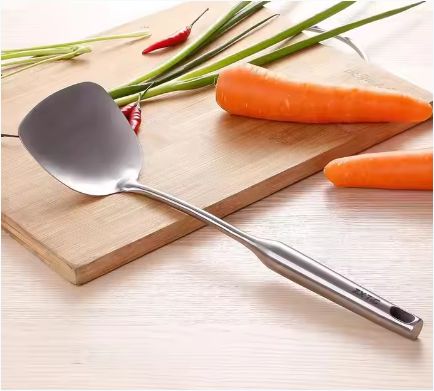  Portable Pure Titanium  Spatula with Long Handle
