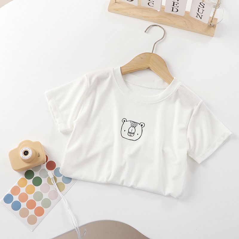 Cool Summer Candy Color Kids Summer Short sleeve T-shirt B60