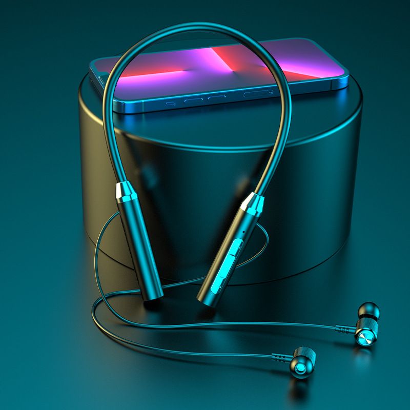 Carefully selected Bluetooth wireless earphones, neck-hanging sports dual-ear in-ear neck-hanging style, ultra-long standby battery life