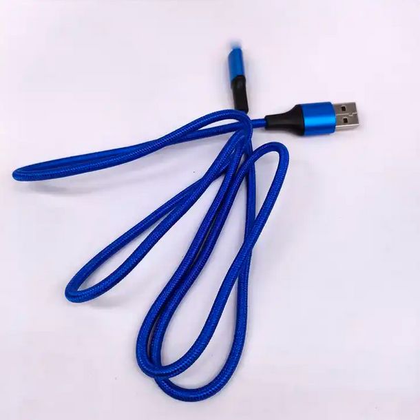Braided Type C USB Charger Cable - Nylon braided tangle-free production material - Highly compatible with supported devices
