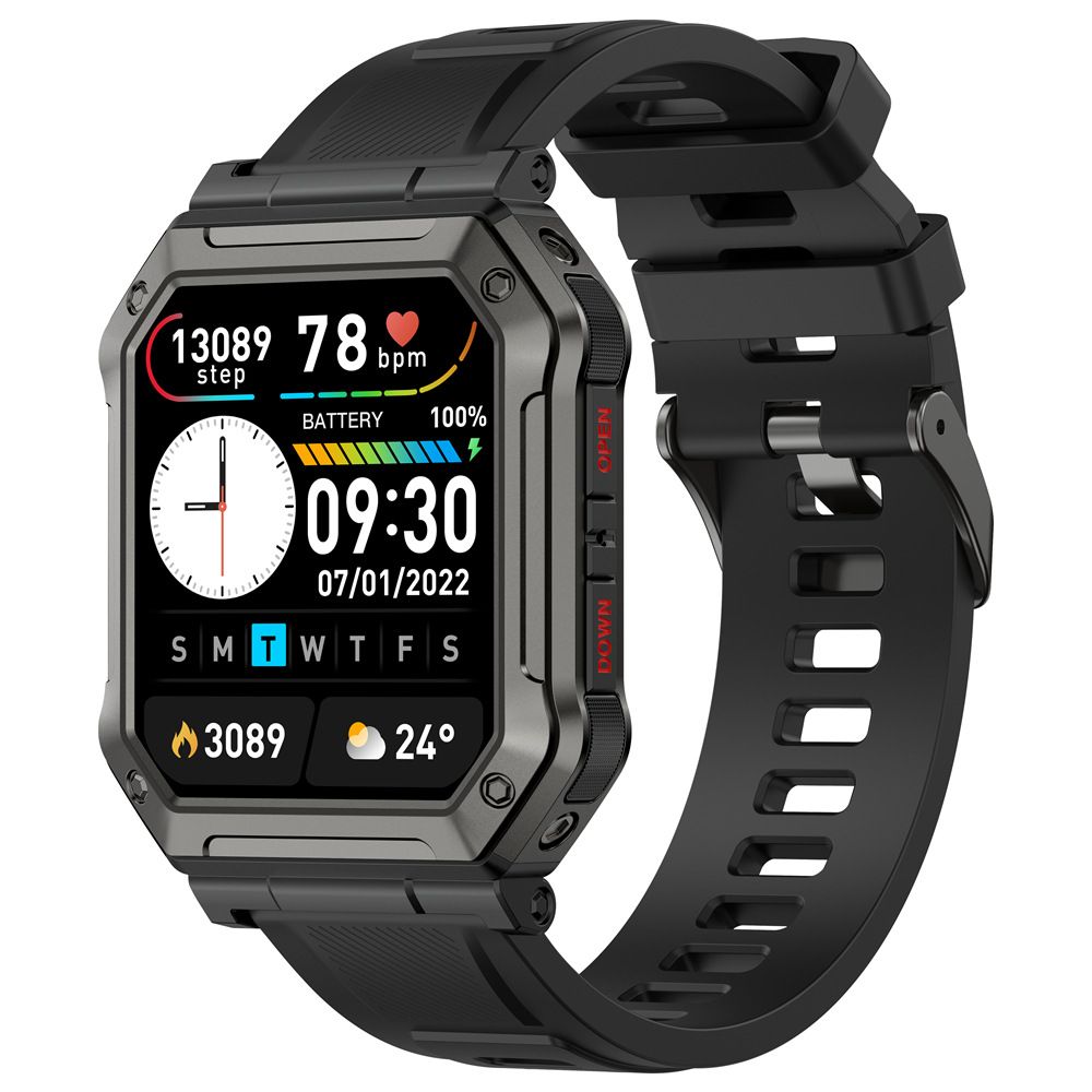 Sports Smartwatch Smart Watch Man Woman Outdoor Sports Watch 1.91 Square Screen 350mAh Long Endurance Bluetooth Music Playback Call Smart Watch