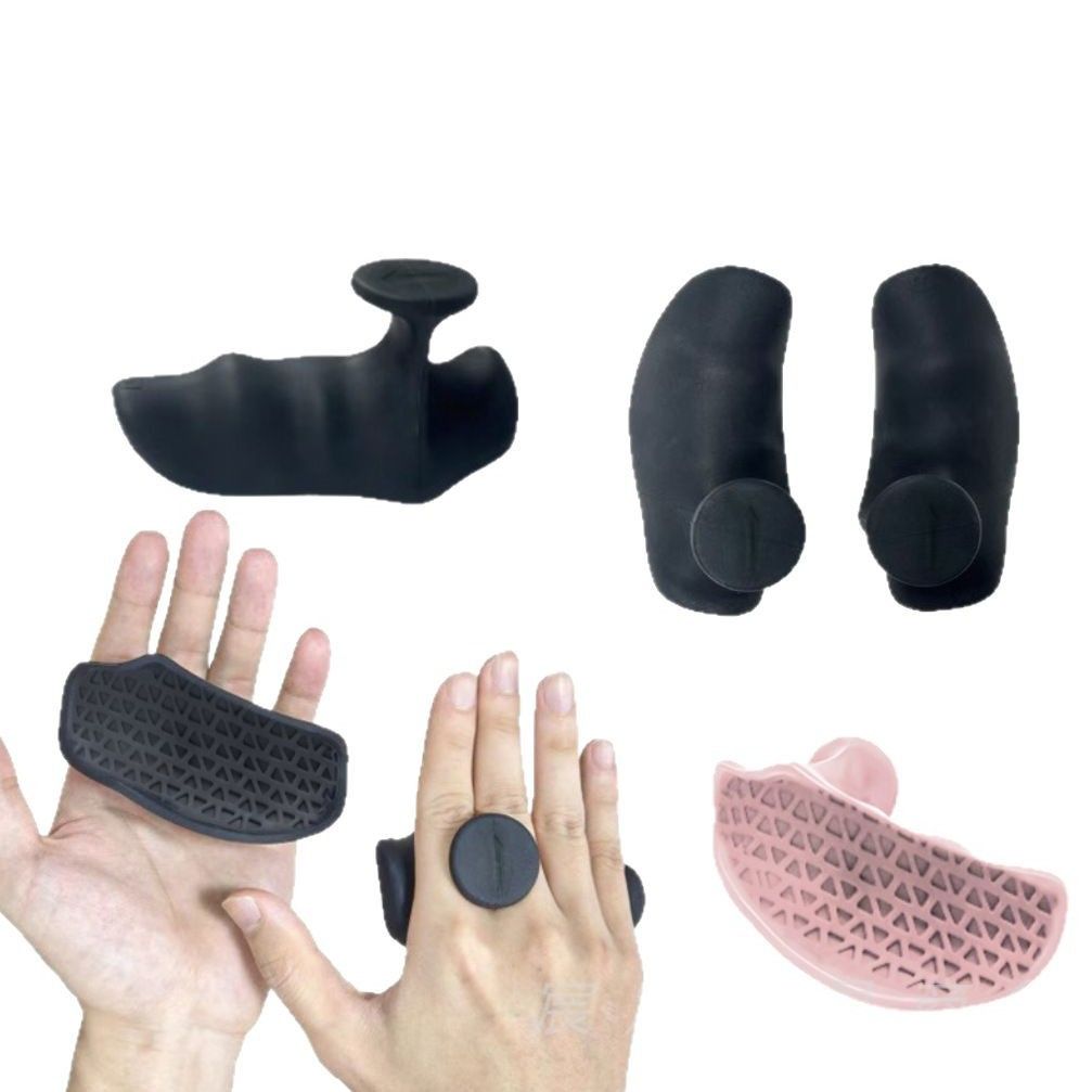 Fitness Equipment Grip Silicone Palm Protector, Fitness Non-slip Grip, Weightlifting Convenient Gloves
