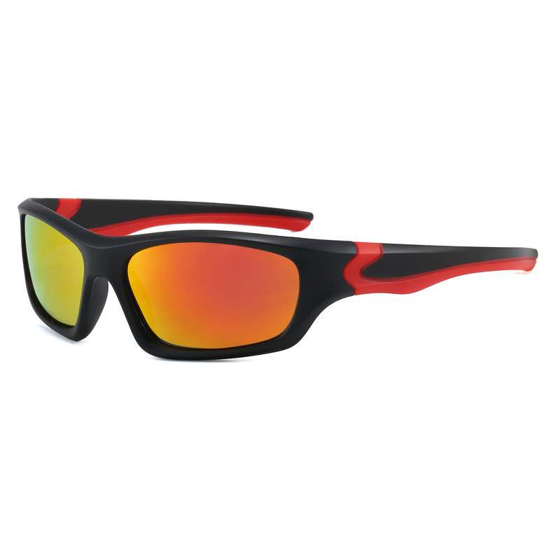 Unisex Polarized Sports Sunglasses for Men Women, UV400 Protection Outdoor Cycling Driving Fishing Sun Glasses, Multi-Color Mirrored Lens Fashion Shades