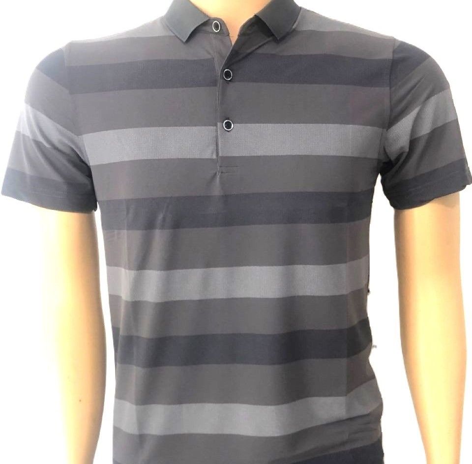 New Men Polo Men Short Sleeve Stripe Polo Shirt Contrast Shirt Quality Breathable Custom Polo Shirt with custom design