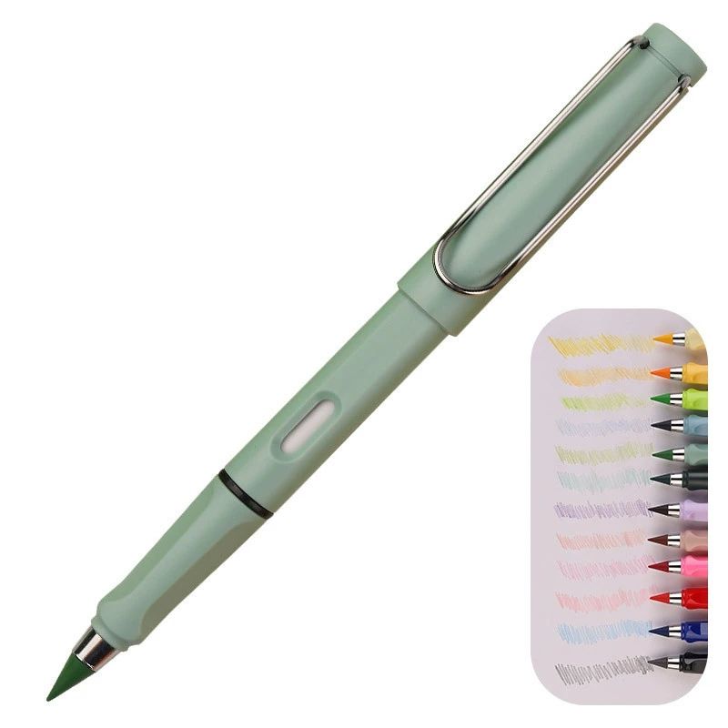 Colored pencil, no ink, no sharpening, eternal upright posture, pencil for drawing and writing, erasable and not easily broken CRRSHOOP free shipping colored pen 