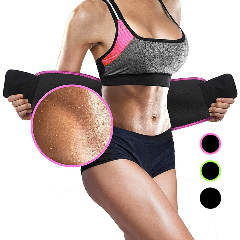 HY006 Neoprene Sauna Slimming Belt Adjustable Women Belt Sweat Waist Trainer Body Shaper Gaine Ventre Slimming Waist Belt Corset Belt