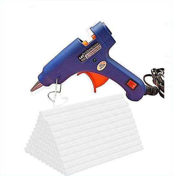 20W Mini Hot Melt Glue Gun+12 Heating Stick