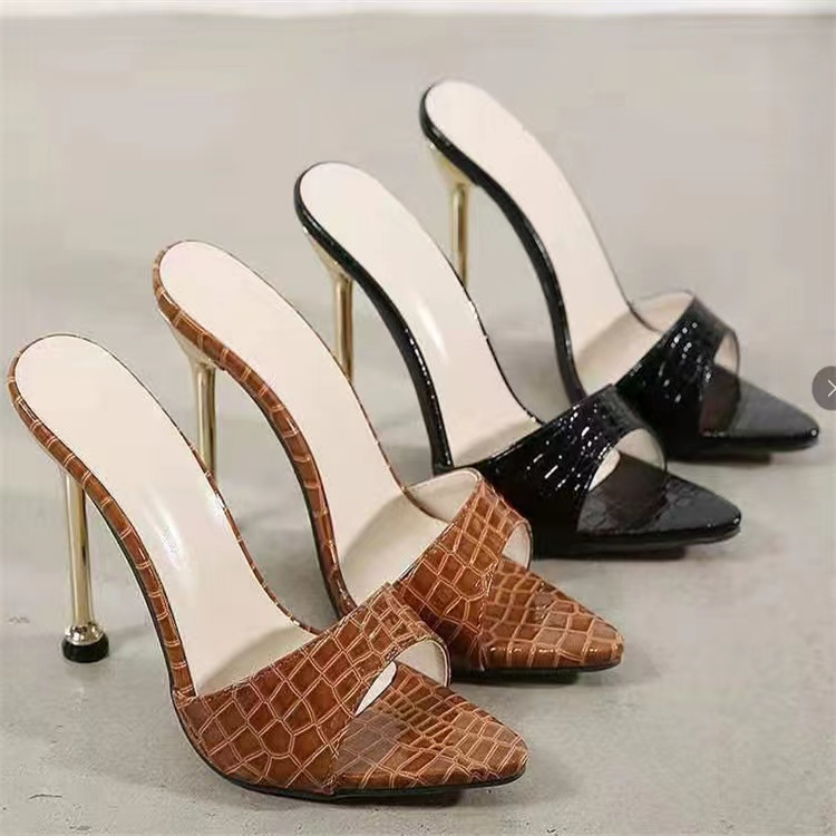 High Heels Sandals Slippers Fashion High Heels Ladies Shoes