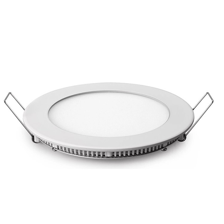 Tospino Ultra-thin 9W LED Round Panel Recessed Light Bright Energy-saving