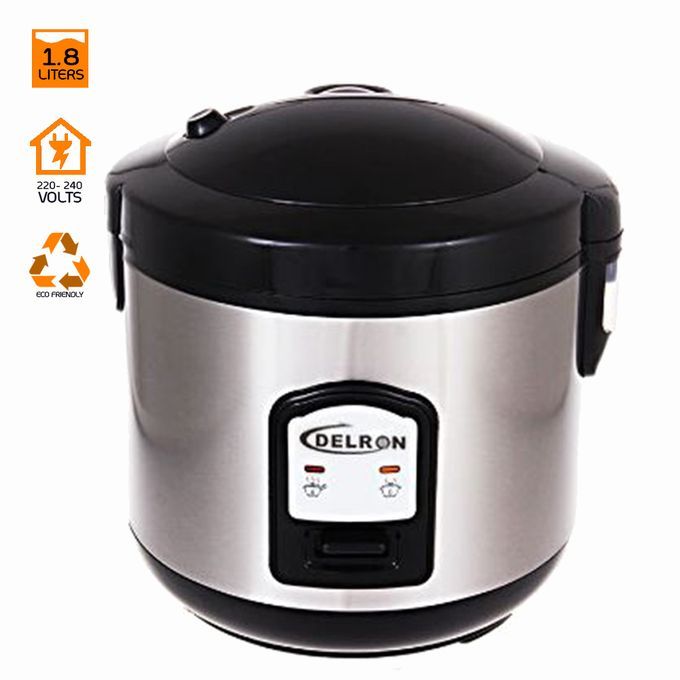Delron DRC - 18 Rice Cooker - 1.8 Liters White