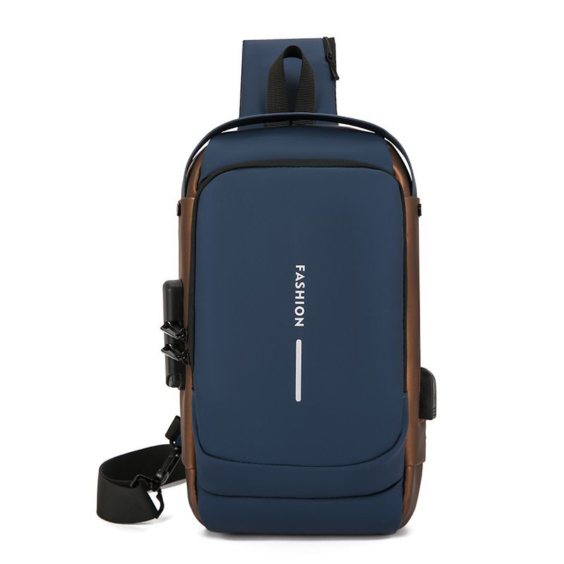 Men's casual shoulder bag Crossspan backpack Waist pack Business travel crossbody bag 2296