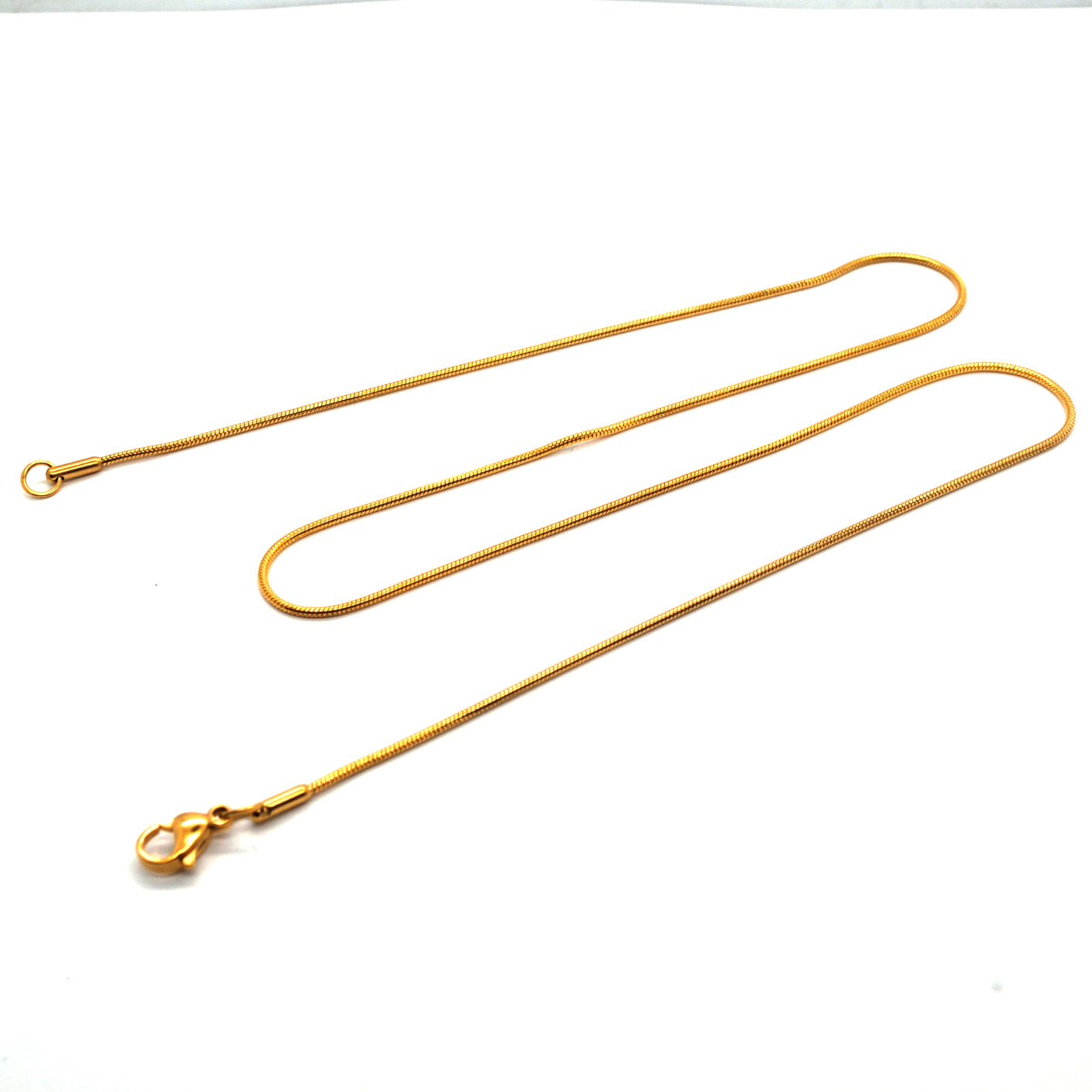 WTBN 2MM Snake Bone Chain Necklace For Women Men Wedding Fashion Jewelry Charm Gifts
