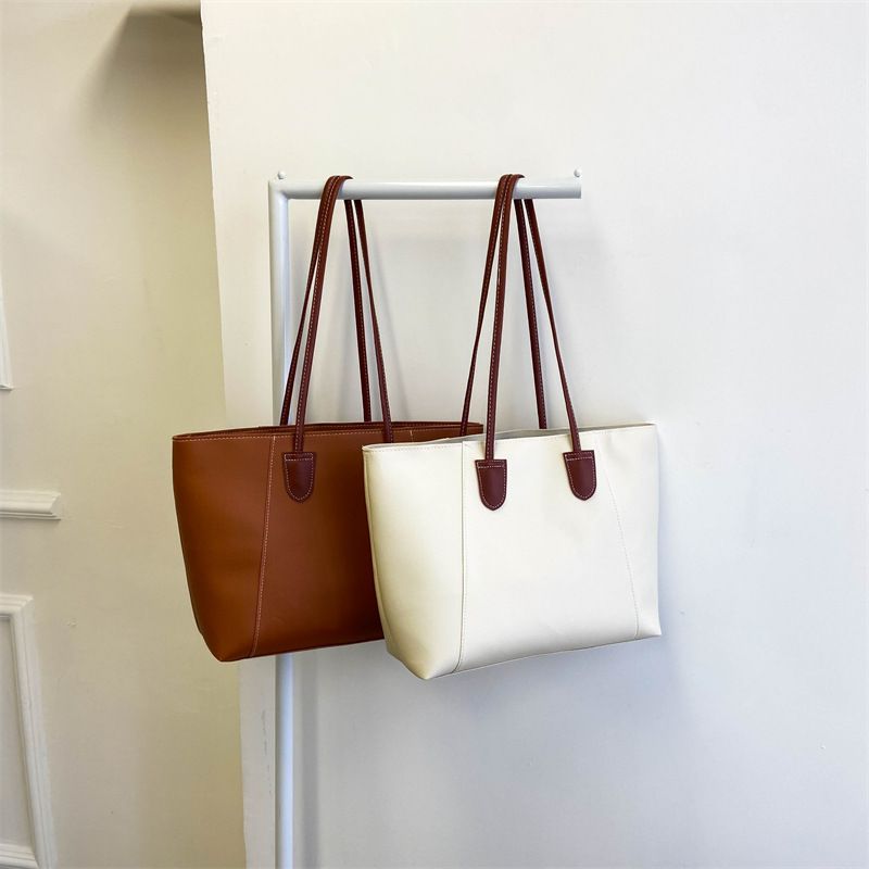 3091 Large capacity tote women's bag leather handbag fashion women's shoulder bag