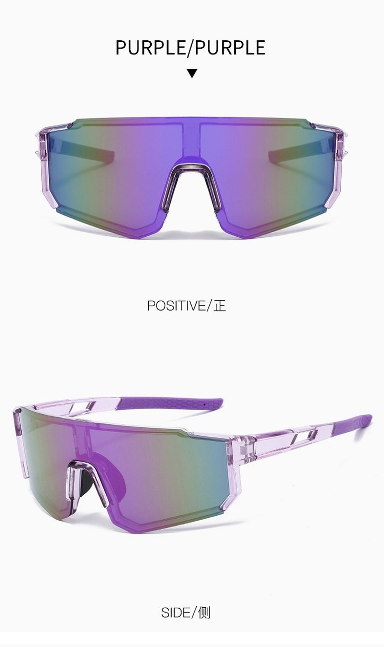 Polarized Sports Sunglasses, UV Protection Windproof Cycling Sunglasses for Men Women, Lightweight Outdoor Running Sunglasses 1060 Style for Hiking, Marathon, Driving and Fishing
