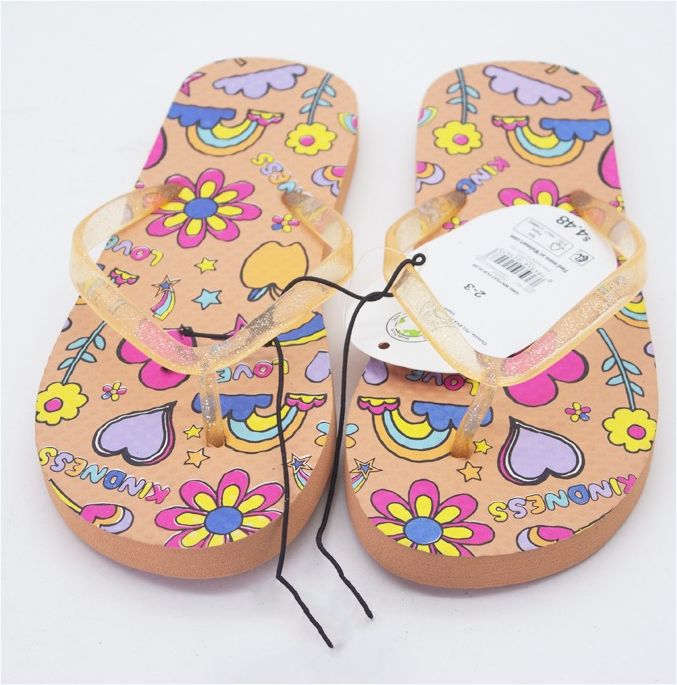 Children's Custom Logo Print PVC Flipflops Slipper- Outdoor Strand Unisex Slippers