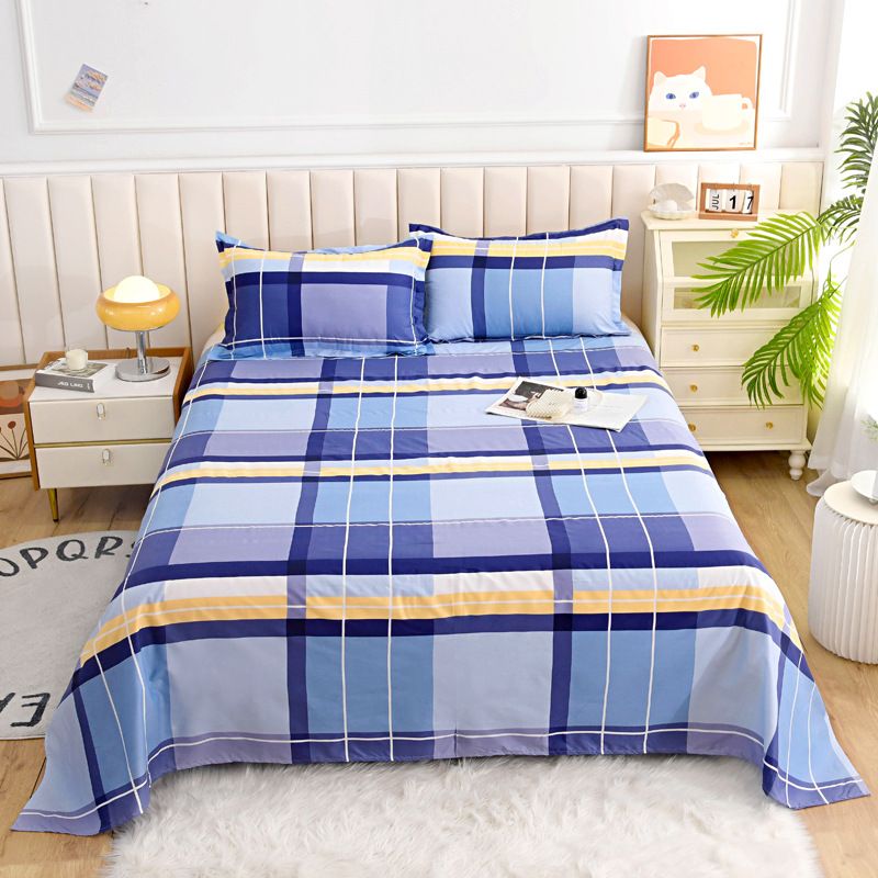 120*230cm Aloe cotton printed bed sheets,48*74cm pillowcases CRRSHOP pillow case bedding article free shipping